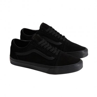 VANS UA OLD SKOOL SHOES (SUEDE)BLACK/BLACK
