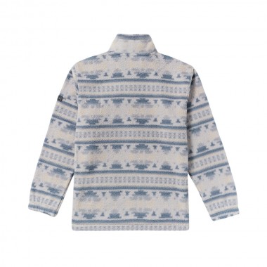 BILLABONG BOUNDARY HALF ZIP MOCK NECK FLEECE ALLOY