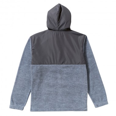 BILLABONG BOUNDARY LITE ZIP FLEECE HOODIE SLATE BLUE