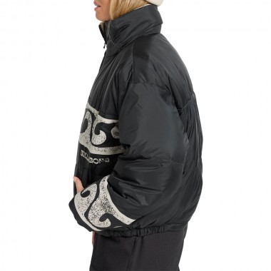 BILLABONG COZY W PUFFER JACKET BLACK PEBBLE