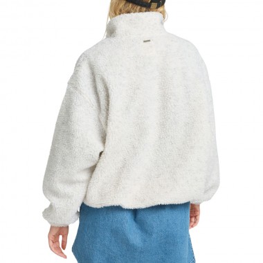 BILLABONG RUN THE ROAD W PULLOVER FLEECE WHITE CAP