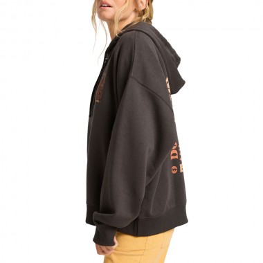BILLABONG EL SOL W ZIP HOODIE OFF BLACK