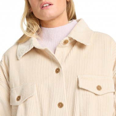 BILLABONG WINTER OCEAN LS SHIRT DRESS WHITE CAP
