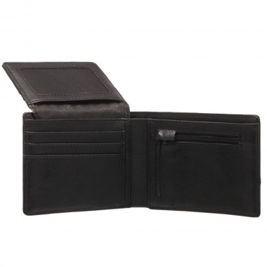BILLABONG DIMENSION BI-FOLD WALLET BLACK CHAR