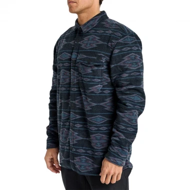 BILLABONG FURNACE FLANNEL LS SHIRT NAVY