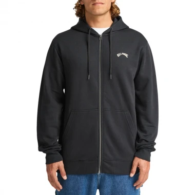 BILLABONG ARCH ZIP HOODIE BLACK