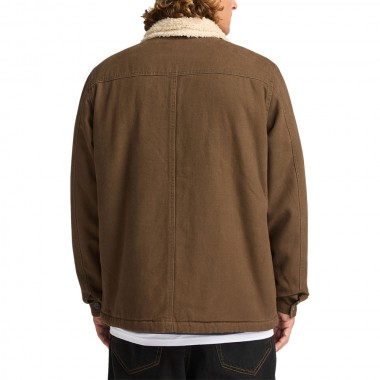 BILLABONG CHORE SHERPA JACKET DARK CEDAR
