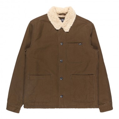 BILLABONG CHORE SHERPA JACKET DARK CEDAR