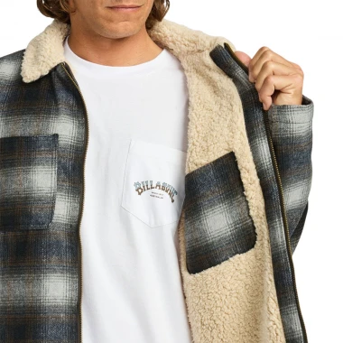 BILLABONG HILLS SHERPA JACKET RAVEN