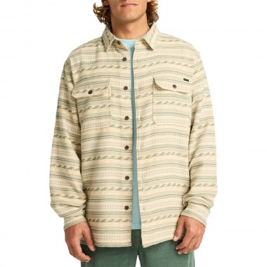 BILLABONG OFFSHORE JACQUARD FLANNEL LS SHIRT HUNTER