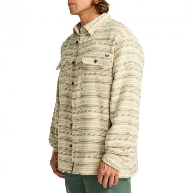 BILLABONG OFFSHORE JACQUARD FLANNEL LS SHIRT HUNTER