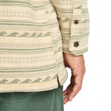 BILLABONG OFFSHORE JACQUARD FLANNEL LS SHIRT HUNTER