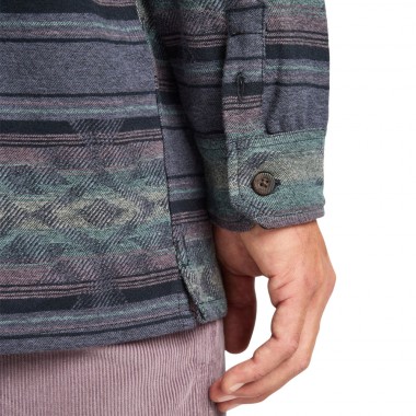 BILLABONG OFFSHORE JACQUARD FLANNEL LS SHIRT OMBRE BLUE