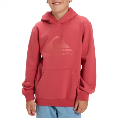 QUIKSILVER COMP LOGO K HOODIE MINERAL RED