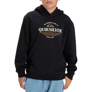 QUIKSILVER GRAPHIC K HOODIE BLACK
