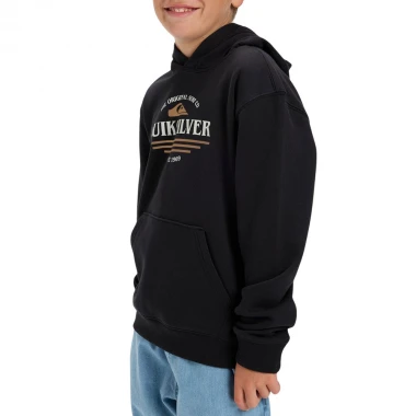 QUIKSILVER GRAPHIC K HOODIE BLACK