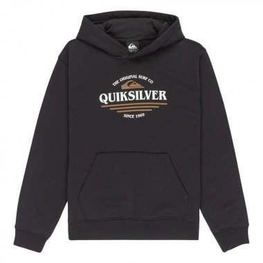 QUIKSILVER GRAPHIC K HOODIE BLACK