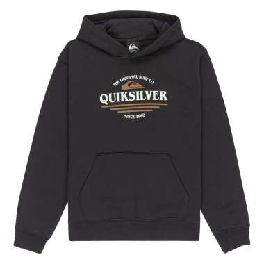 QUIKSILVER GRAPHIC K HOODIE BLACK