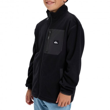 QUIKSILVER ICE FIELDS K ZIP FLEECE BLACK