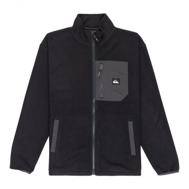 QUIKSILVER ICE FIELDS K ZIP FLEECE BLACK