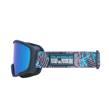QUIKSILVER SHREDDER K SNOW GOGGLES RAVE MIX/CLUX ML BLUE S3