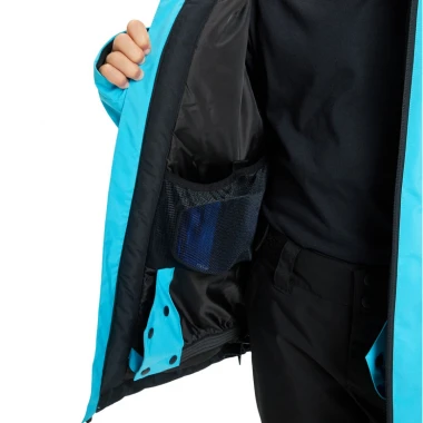 QUIKSILVER MISSION K SNOW JACKET HORIZON BLUE