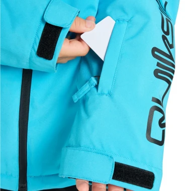 QUIKSILVER MISSION K SNOW JACKET HORIZON BLUE