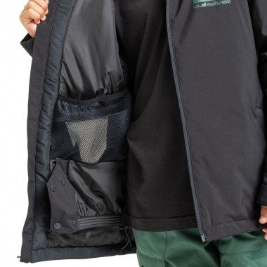 QUIKSILVER MISSION K SNOW JACKET BLACK