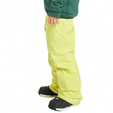 QUIKSILVER ESTATE K SNOW PANTS YELLOW PLUM