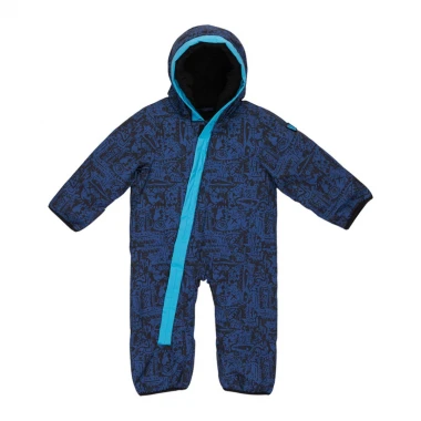 QUIKSILVER BABY SNOW SUIT ROCK AND ROLL TRUE BLACK
