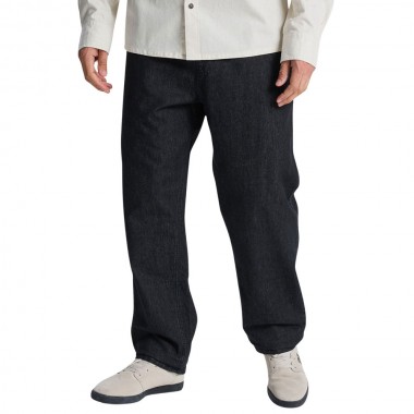 QUIKSILVER TAXER REGULAR DENIM PANTS BLACK