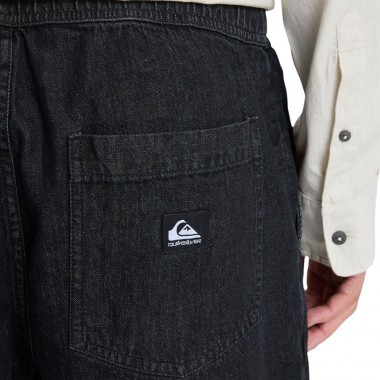 QUIKSILVER TAXER REGULAR DENIM PANTS BLACK