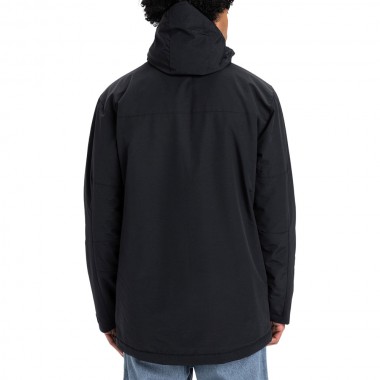 QUIKSILVER OVERCAST 3K PARKA JACKET BLACK