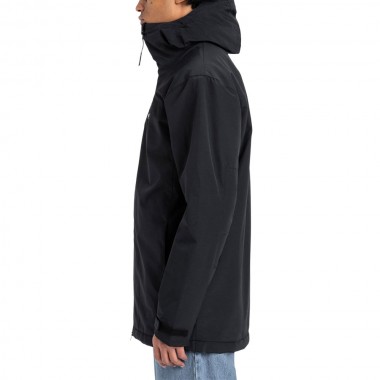 QUIKSILVER OVERCAST 3K PARKA JACKET BLACK