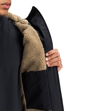 QUIKSILVER OVERCAST 3K PARKA JACKET BLACK