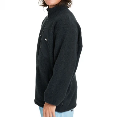 QUIKSILVER CLEAN COAST ZIP FLEECE BLACK
