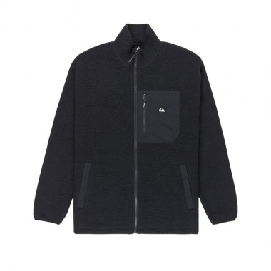 QUIKSILVER CLEAN COAST ZIP FLEECE BLACK
