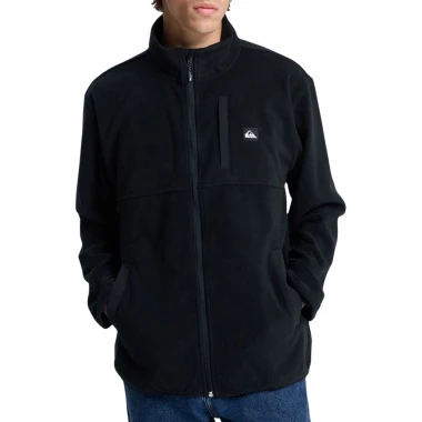 QUIKSILVER NO DESTINATION ZIP FLEECE BLACK