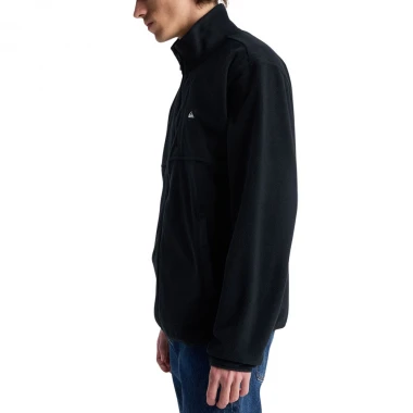 QUIKSILVER NO DESTINATION ZIP FLEECE BLACK