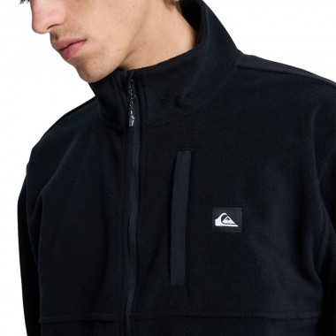 QUIKSILVER NO DESTINATION ZIP FLEECE BLACK