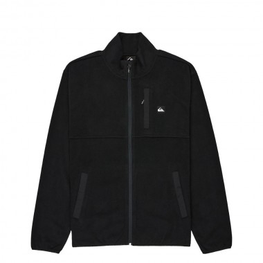 QUIKSILVER NO DESTINATION ZIP FLEECE BLACK