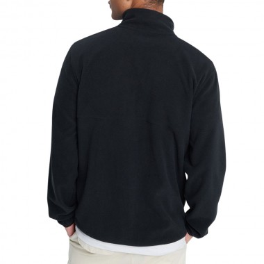 QUIKSILVER NO DESTINATION HALF ZIP FLEECE BLACK