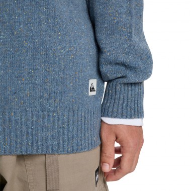 QUIKSILVER SLOW SONG NEPPY SWEATER ASHLEY BLUE