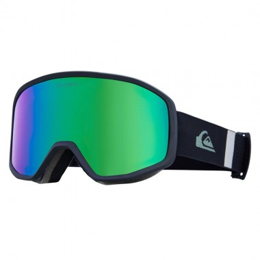 QUIKSILVER HARPER SNOW GOGGLES BLACK/CLUX ML GREEN S3