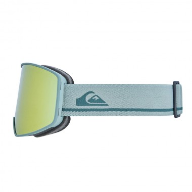 QUIKSILVER STORM SNOW GOGGLES DARK IVY/CLUX ML GOLD S3