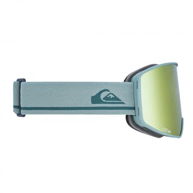 QUIKSILVER STORM SNOW GOGGLES DARK IVY/CLUX ML GOLD S3