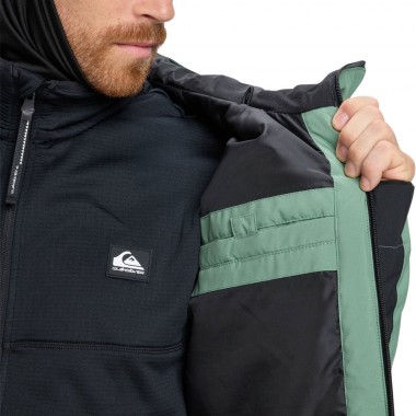 QUIKSILVER SYCAMORE BLOCK 20K SNOW JACKET DARK IVY