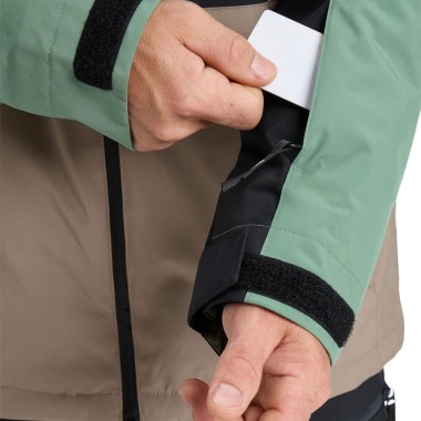 QUIKSILVER SYCAMORE BLOCK 20K SNOW JACKET DARK IVY