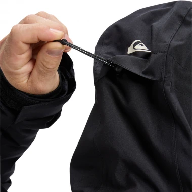 QUIKSILVER TITANO SNOW JACKET TRUE BLACK