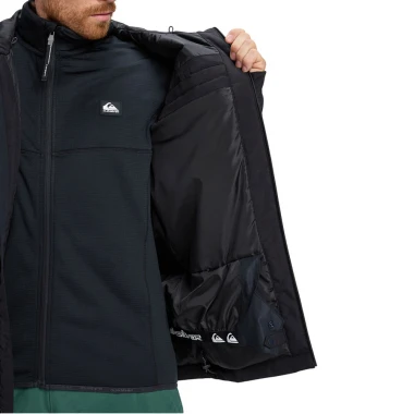 QUIKSILVER TITANO SNOW JACKET TRUE BLACK